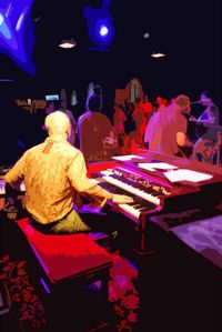 Paul Connors plays with B.R.O.