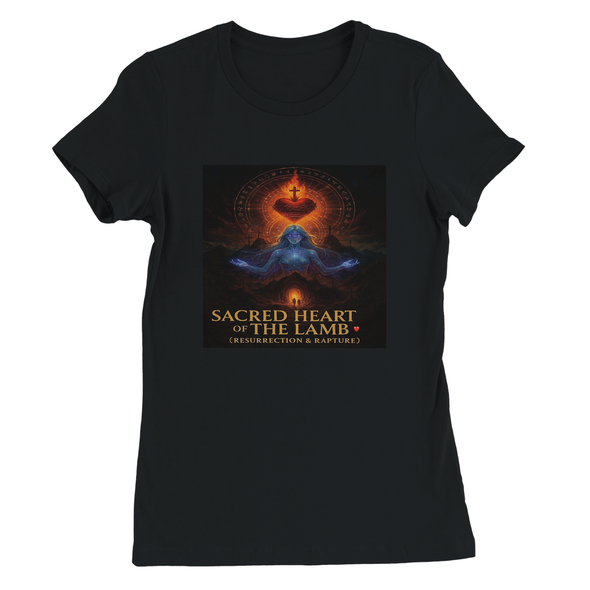 Sacred Heart of Lamb - Women’s Cut T-Shirt