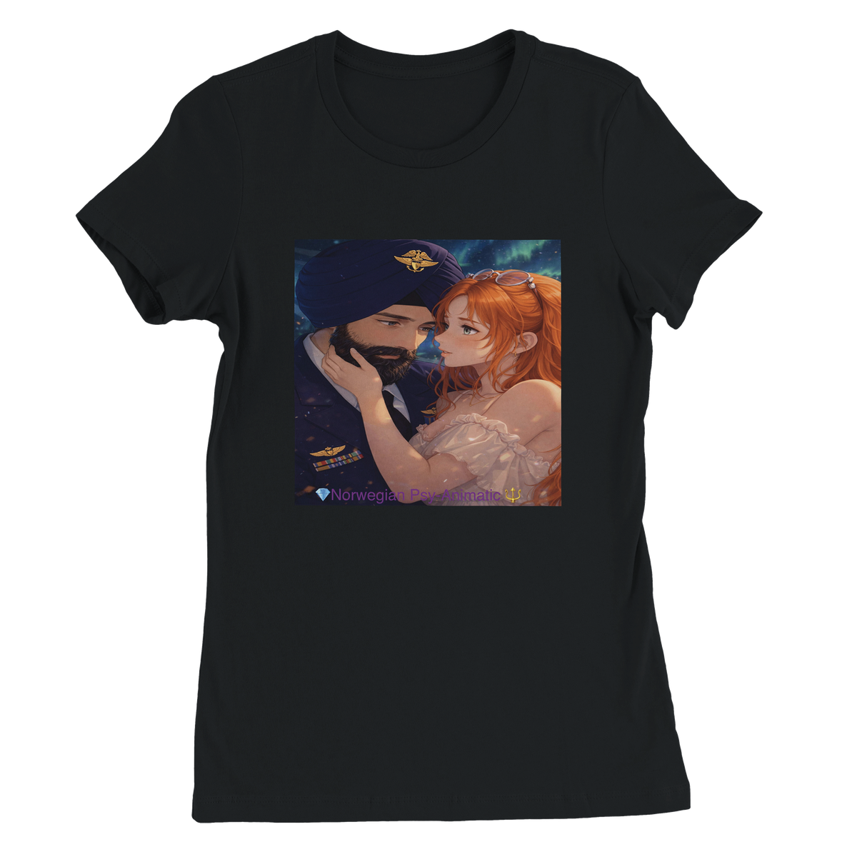 Norwegian PsyAnimatic (Bifröst Fracture: Lapland Portals) - Women’s Cut T-Shirt