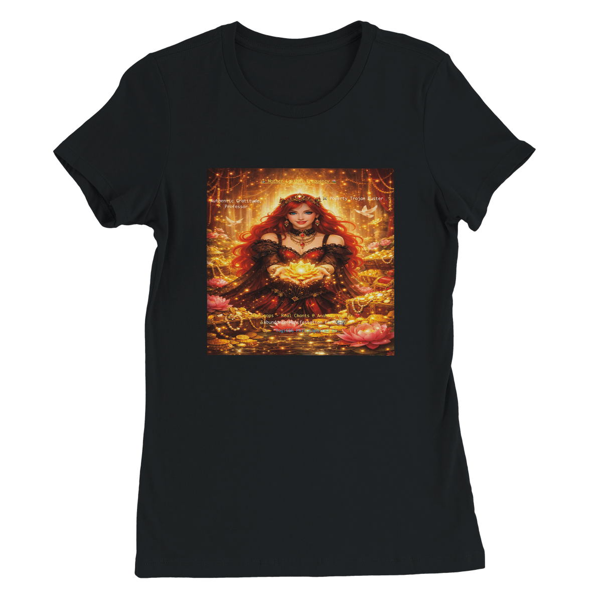 Mother Lakshmi Frequency (Maama Tyche) - Women’s Cut T-Shirt