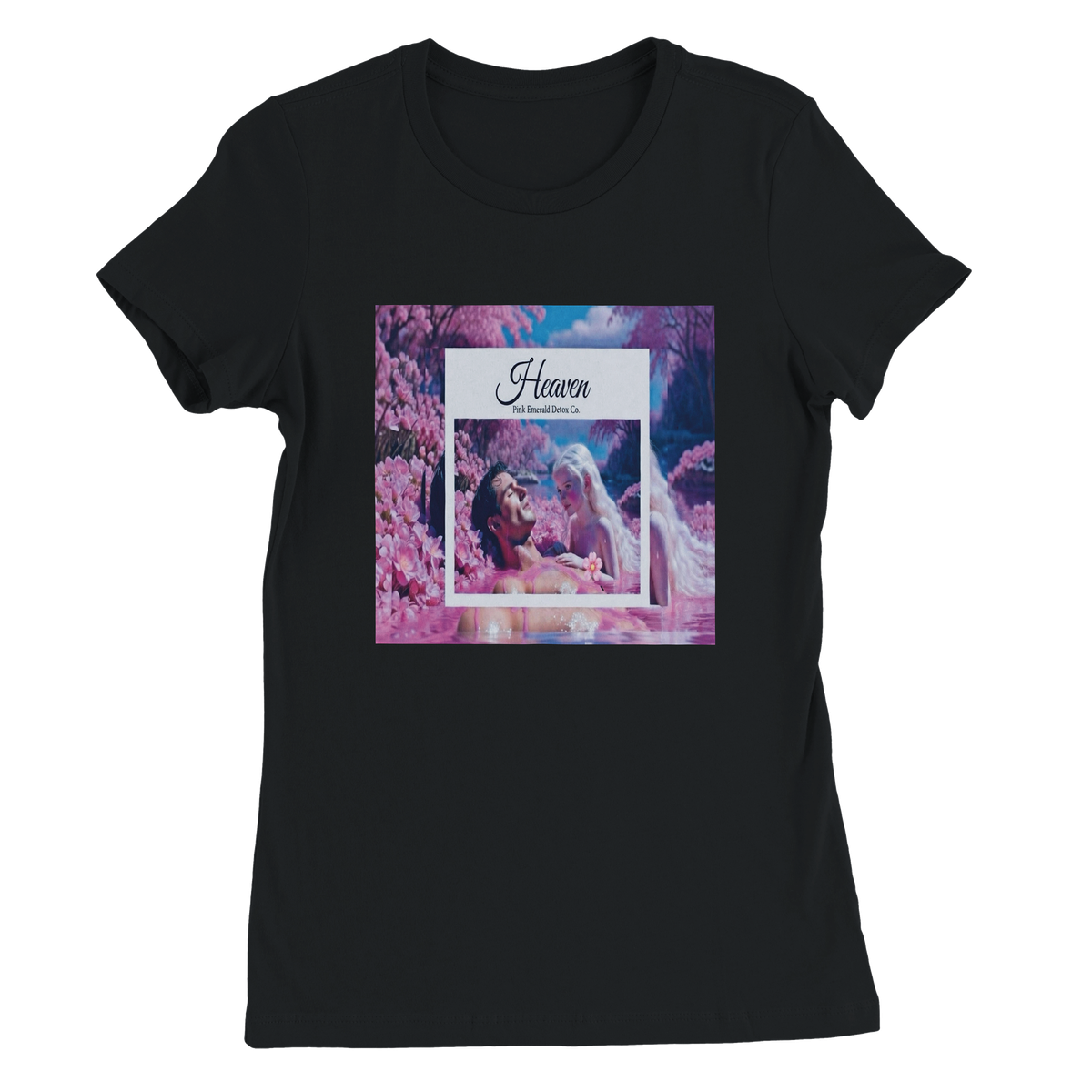 Pink Emerald Detox Co. (Heaven) - Women’s Cut T-Shirt