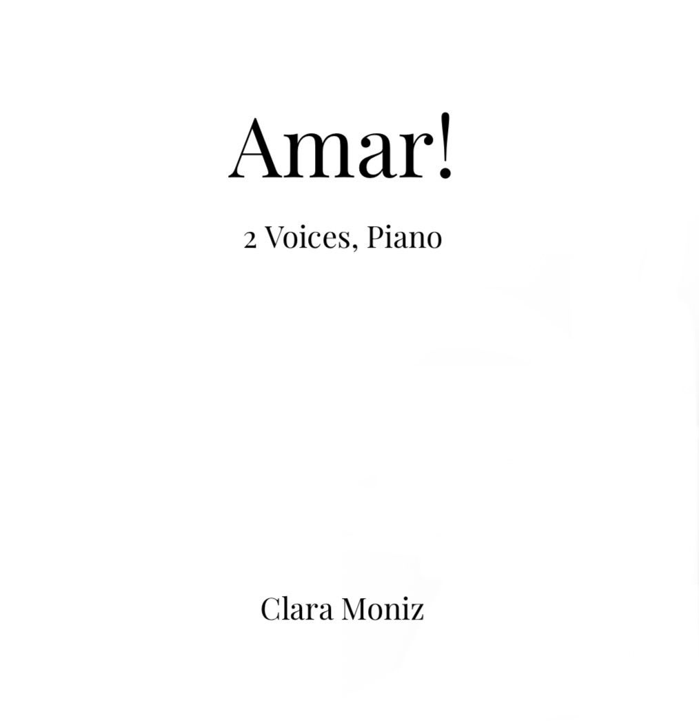 Amar! - 2 Voices, Piano