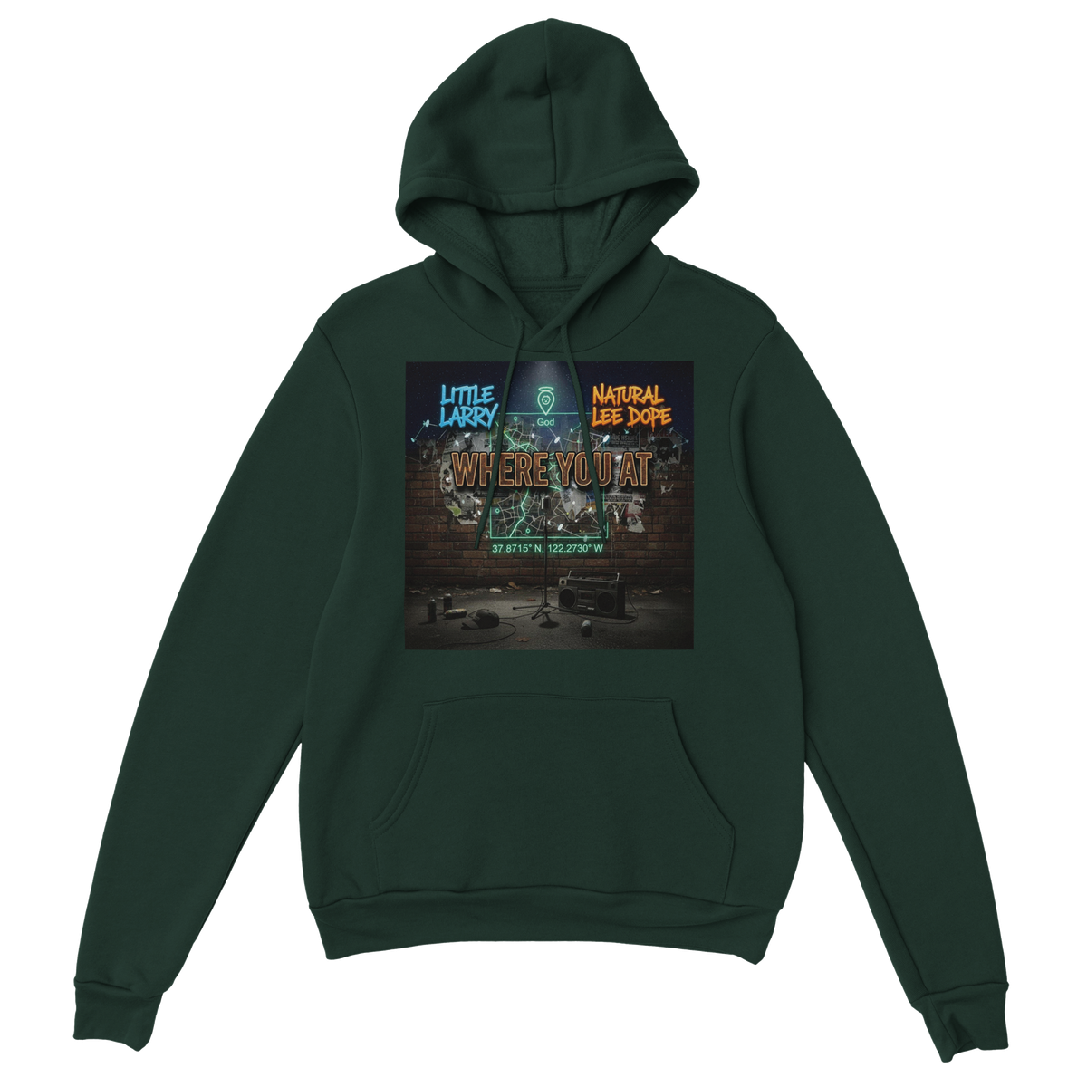 WHERE YOU AT (feat. Natural Lee Dope) - Classic Unisex Pullover Hoodie