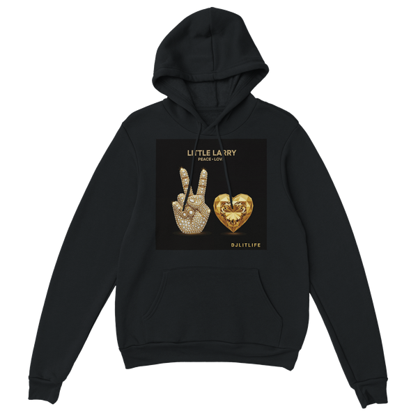 PEACE LOVE (feat. DJ Lit Life) [DJ Lit Life Remix] - Classic Unisex Pullover Hoodie