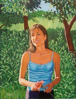 "Rose in the Olive Garden"          40 x 30 in
Tuscany, IT
