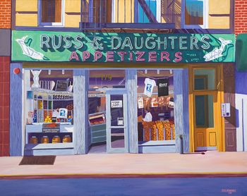 "Russ & Daughters"         24 x 48 in
Lower East Side, NYC
