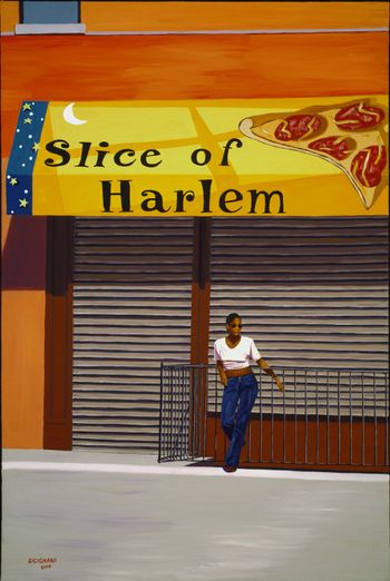 "Slice of Harlem"      36 x 24 in
Harlem, NYC
