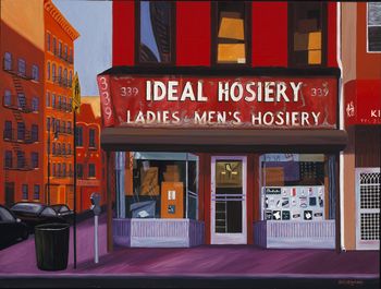 "Ideal Hosiery"           30 x 40 in
Lower East Side, NYC
