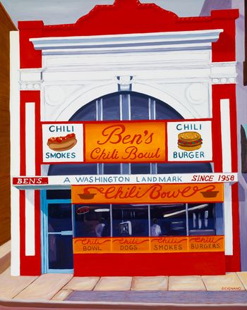 "Ben's Chili"     28 x 22 in
Washington DC
