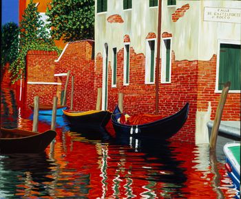 "The Canal"      30 x 36 in
Venice, IT
