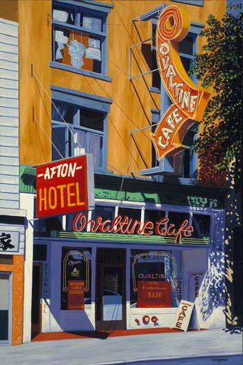 "Ovaltine Cafe"          54 x 36 in
Vancouver, BC
