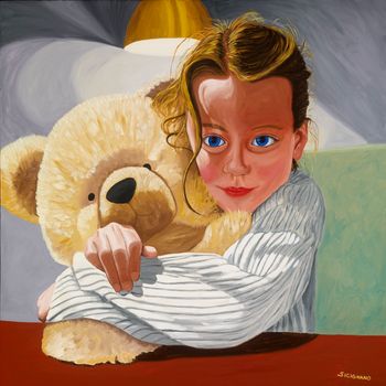 "Two Sisters"          30 x 30 in
