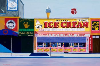 "Denny's Ice Cream"       24 x 36 in
Coney Island, Brooklyn
