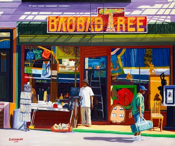 "Baobab Tree"          30 x 36 in
Harlem, NYC
