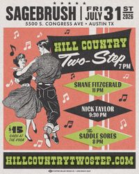 Saddle Sores, Nick Taylor, Shane Fitzgerald at Sagebrush 