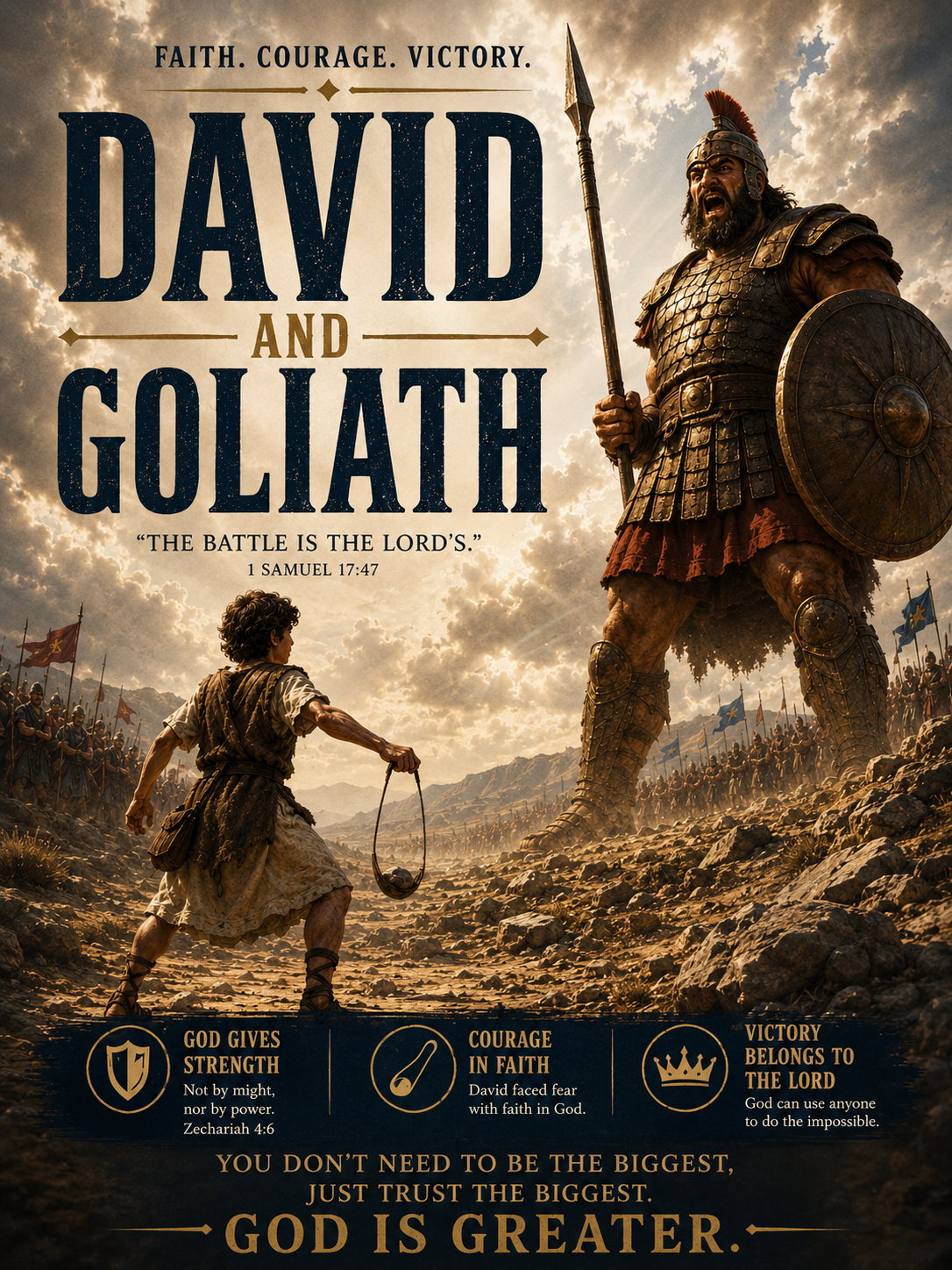David and Goliath Poster