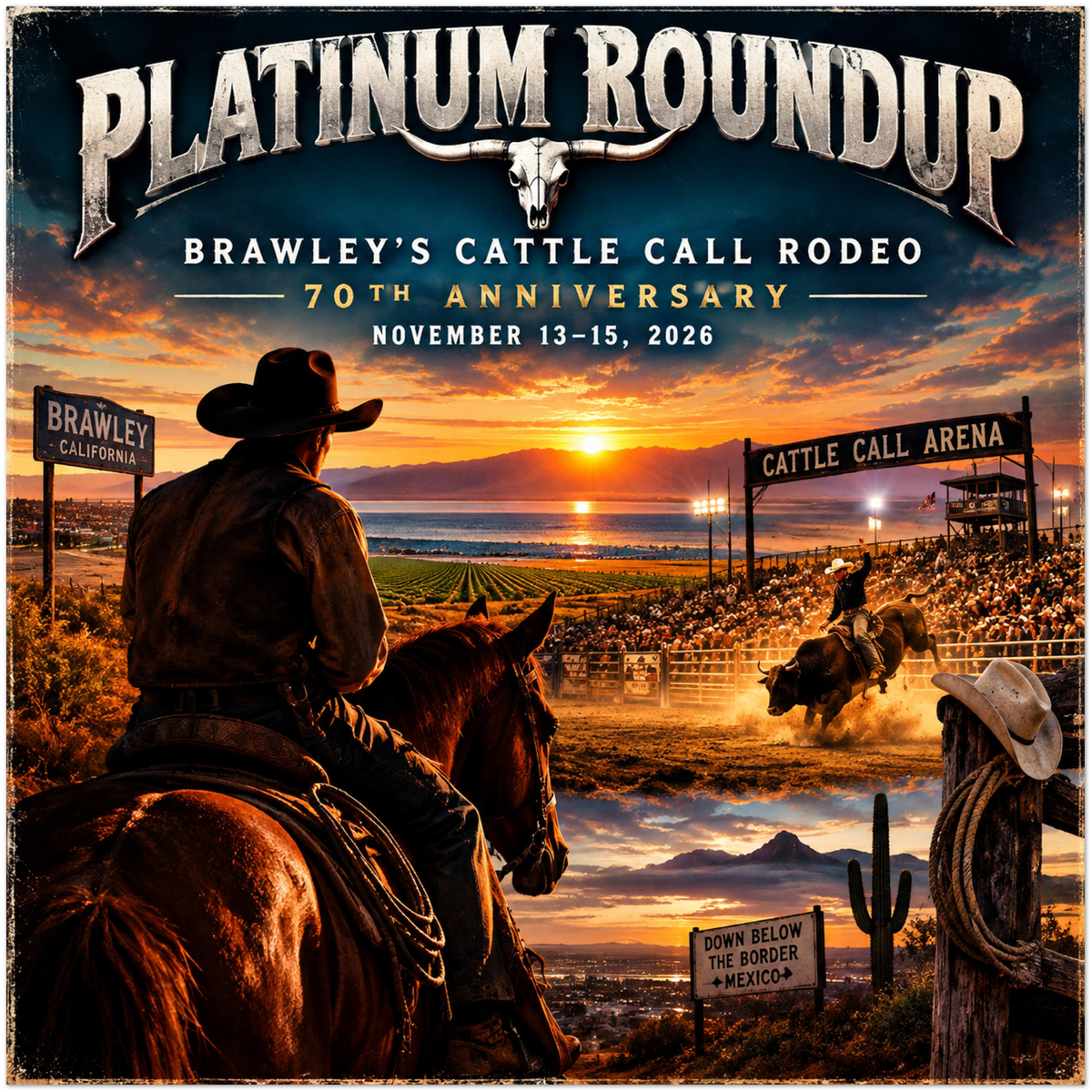 Platinum Roundup - Fine Art Poster