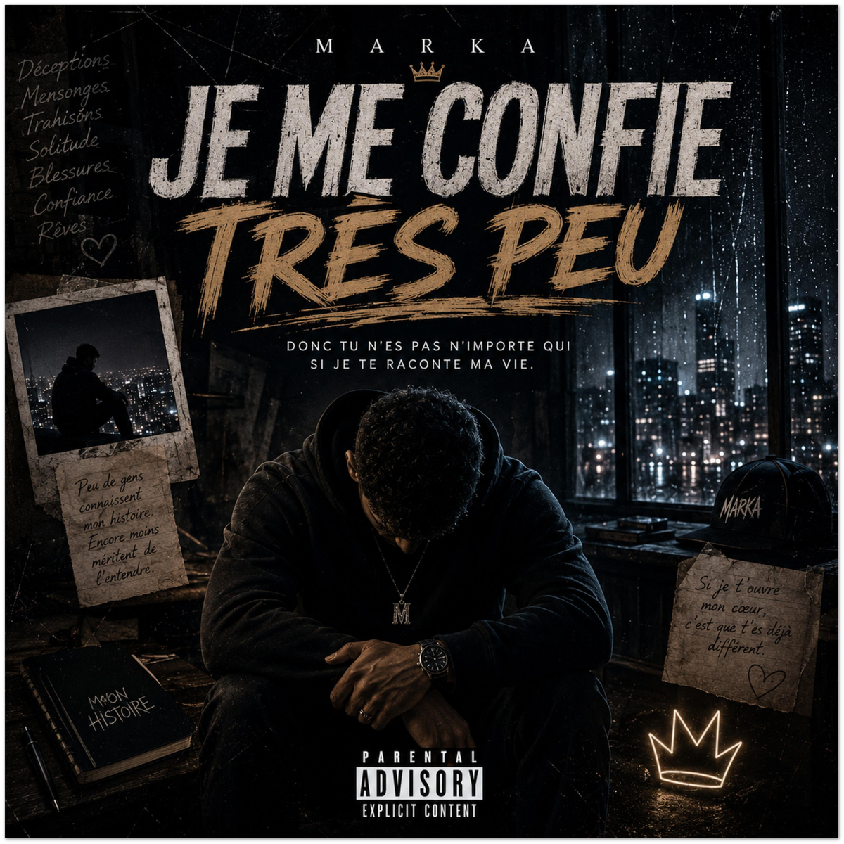 Je me confie très peu - Fine Art Poster