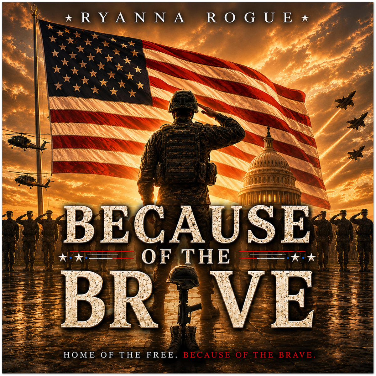 Because of the Brave - Fine Art Poster
