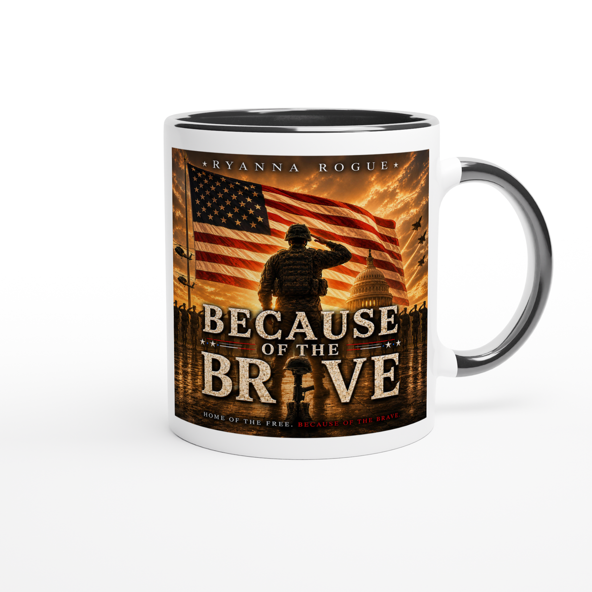 Because of the Brave - Ceramic Mug