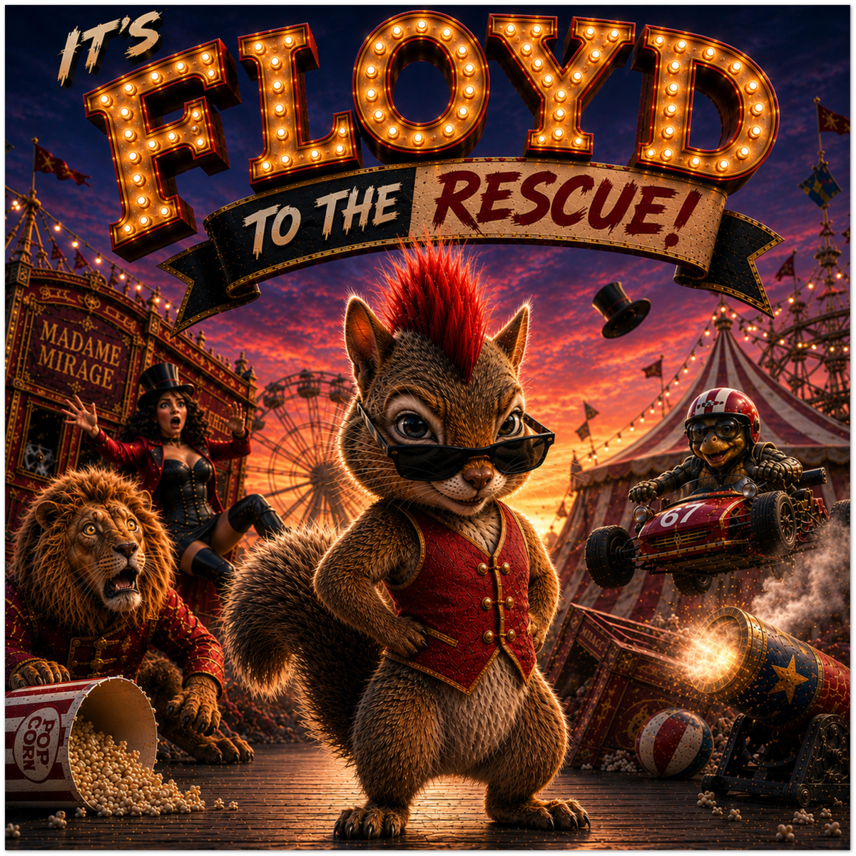 It's Floyd To The Rescue! - Fine Art Poster