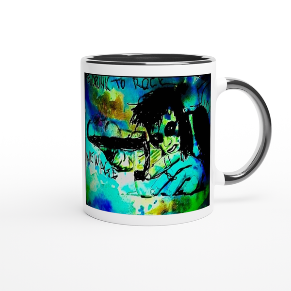 Too Drunk to Rock - Ceramic Mug