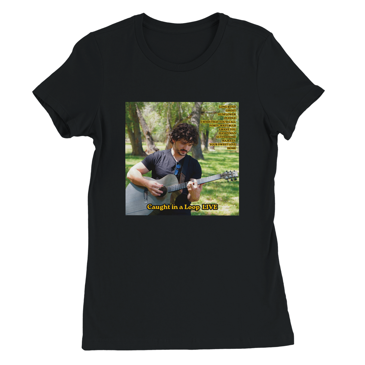 Caught in a Loop LIVE - Women’s Cut T-Shirt
