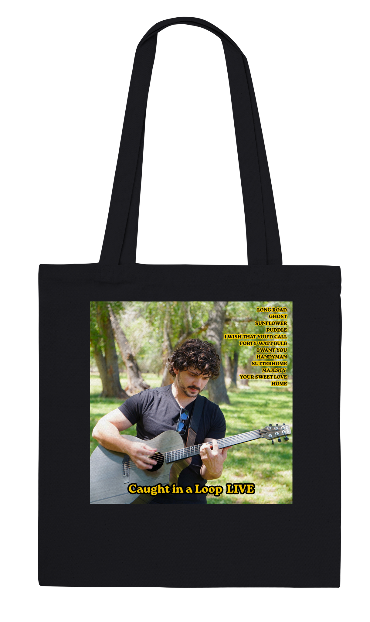 Caught in a Loop LIVE - Tote bag