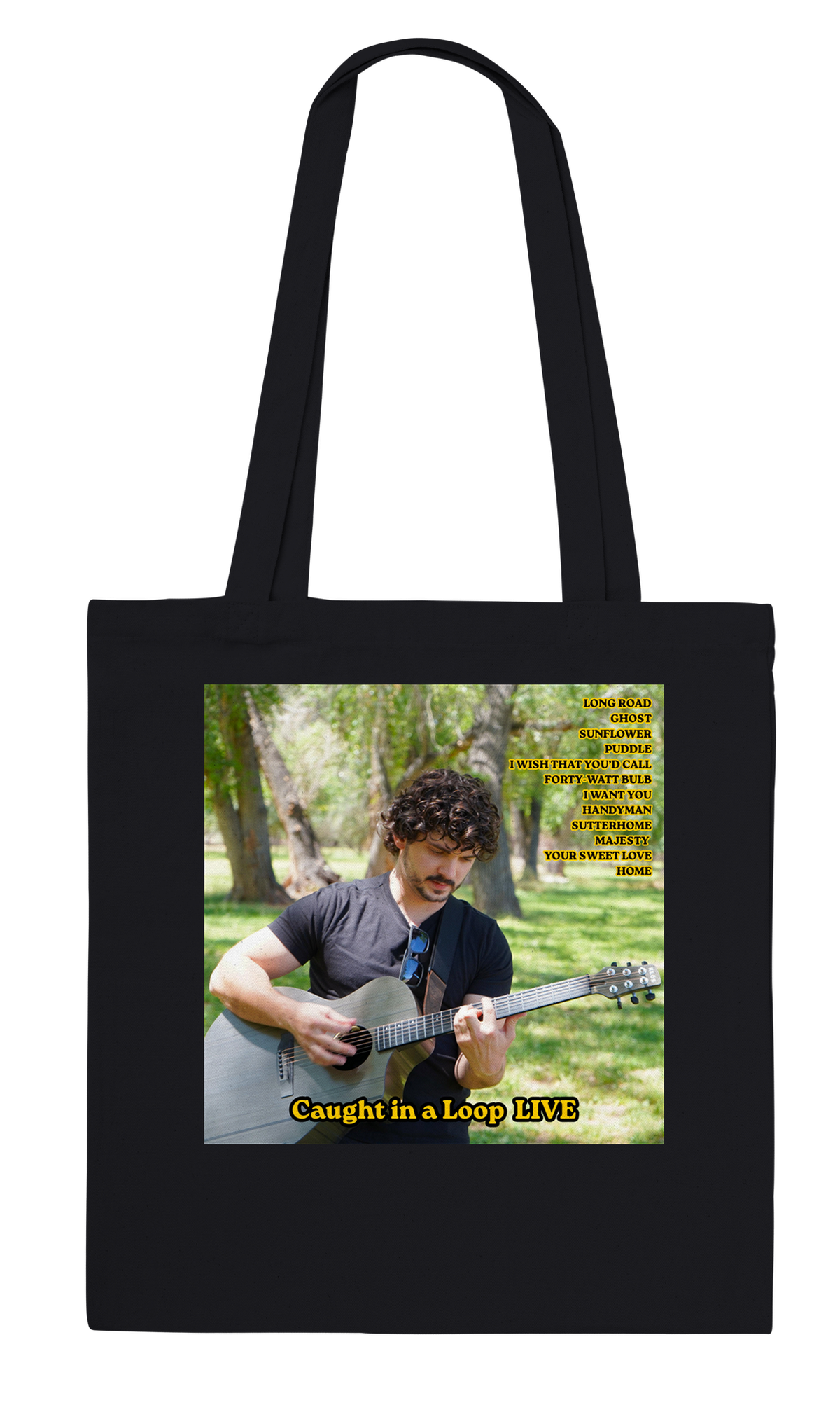 Caught in a Loop LIVE - Tote bag