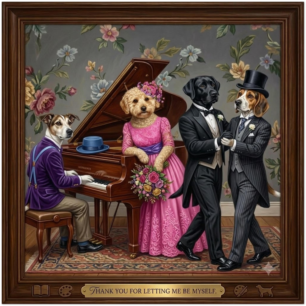 Thank You For Letting Me Be Myself Again \ ("Piano Mix") - Fine Art Poster
