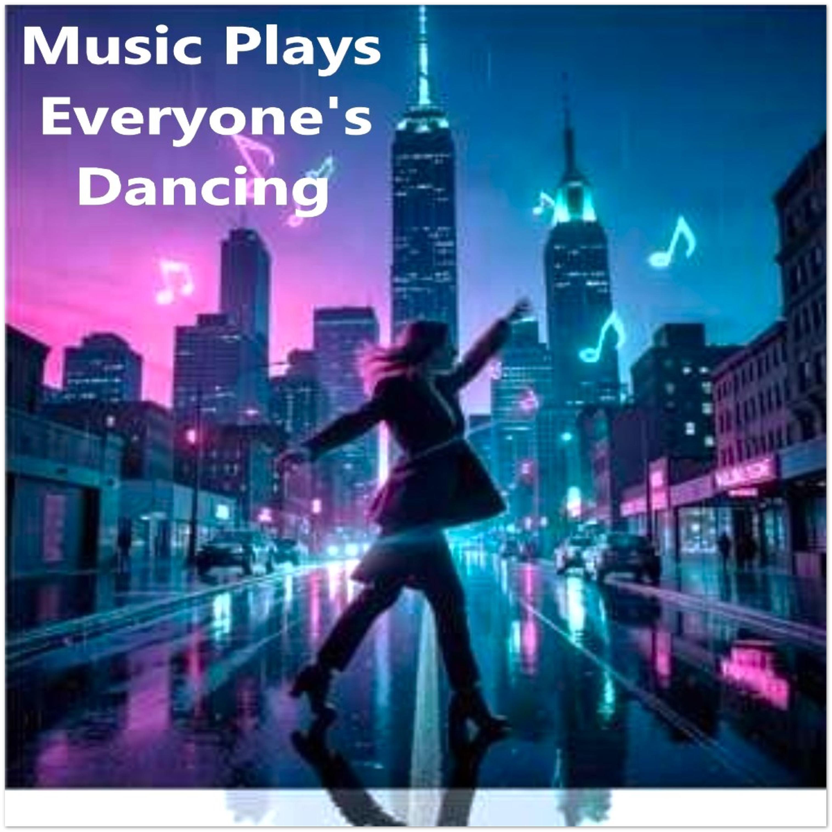 Music Plays (everyone's dancing) - Fine Art Poster