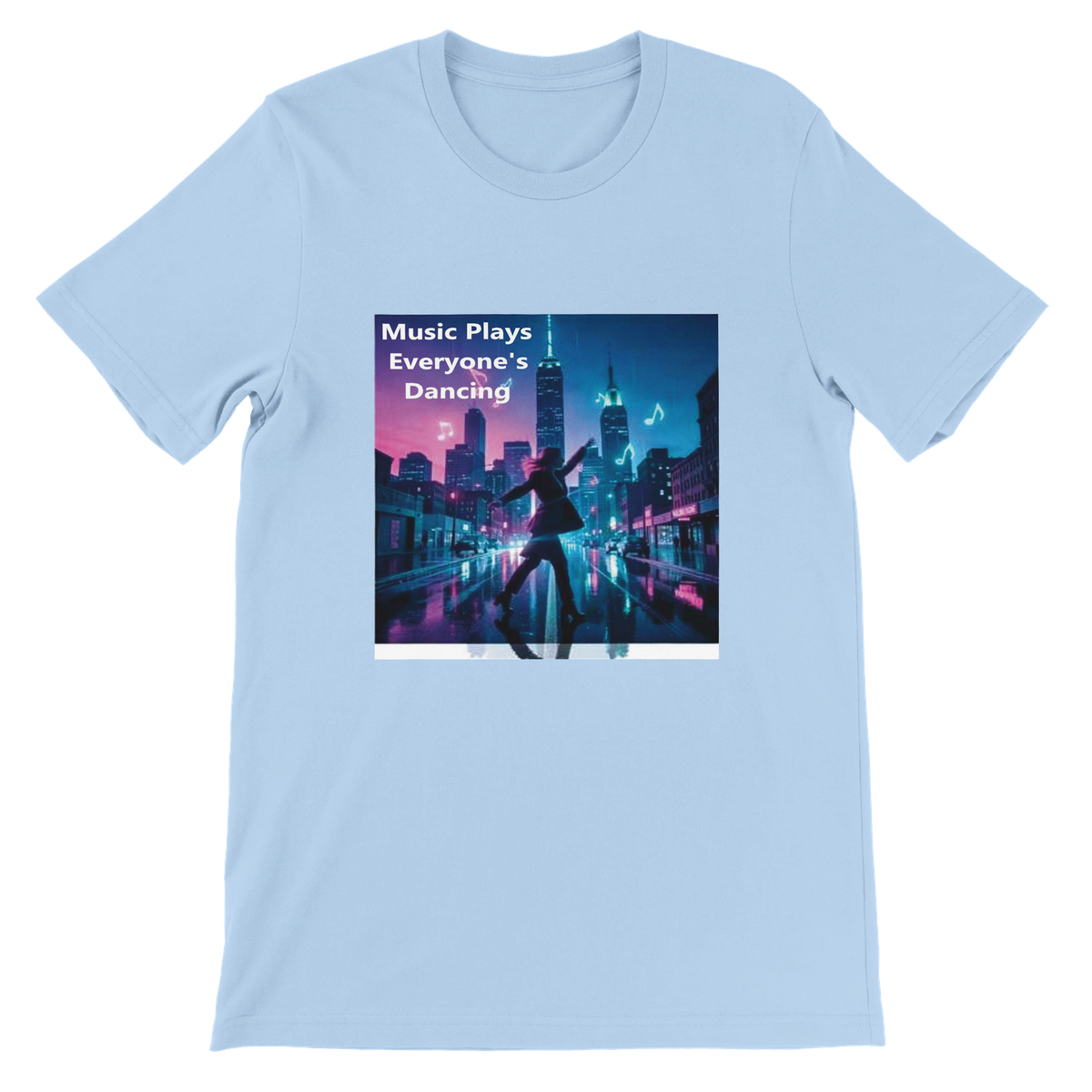 Music Plays (everyone's dancing) - Unisex T-Shirt