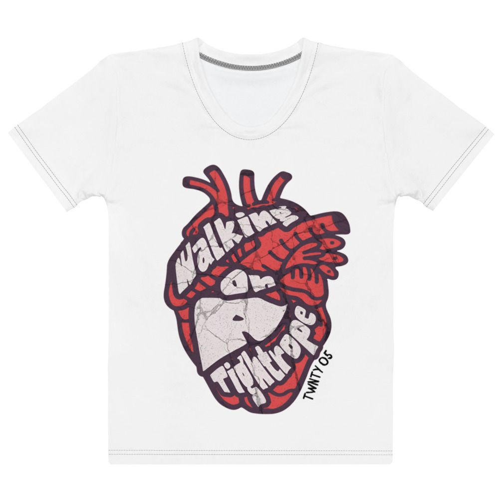 TWNTY O5 All-Over Print Women’s Cotton Crew Neck T-Shirt