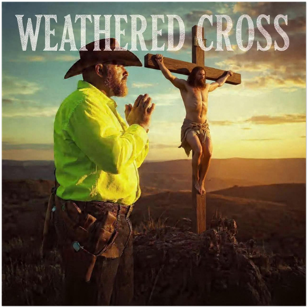 Weathered cross - Fine Art Poster