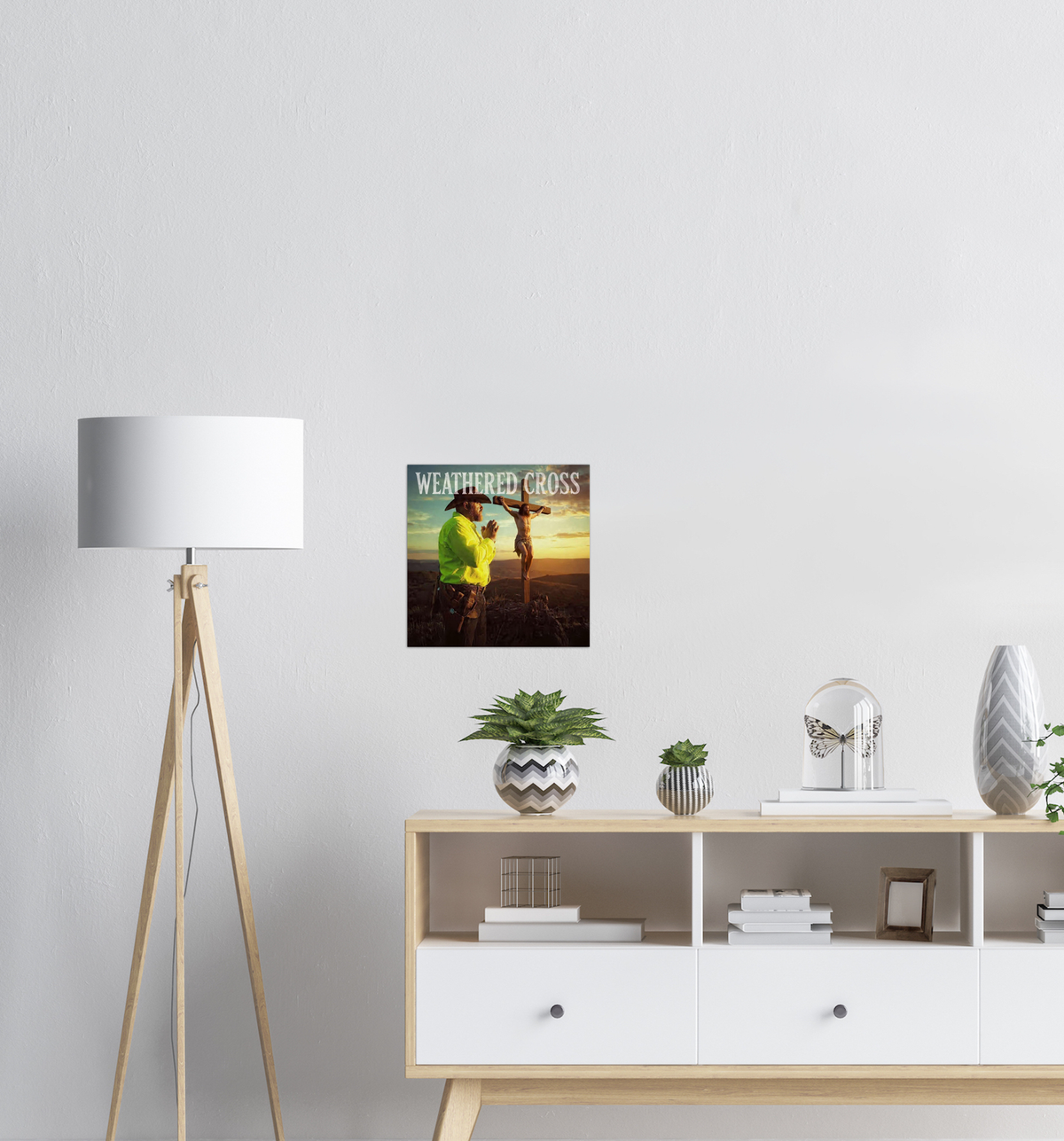 Weathered cross - Fine Art Poster