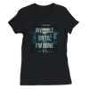 Invisible until I'm gone - Women’s Cut T-Shirt