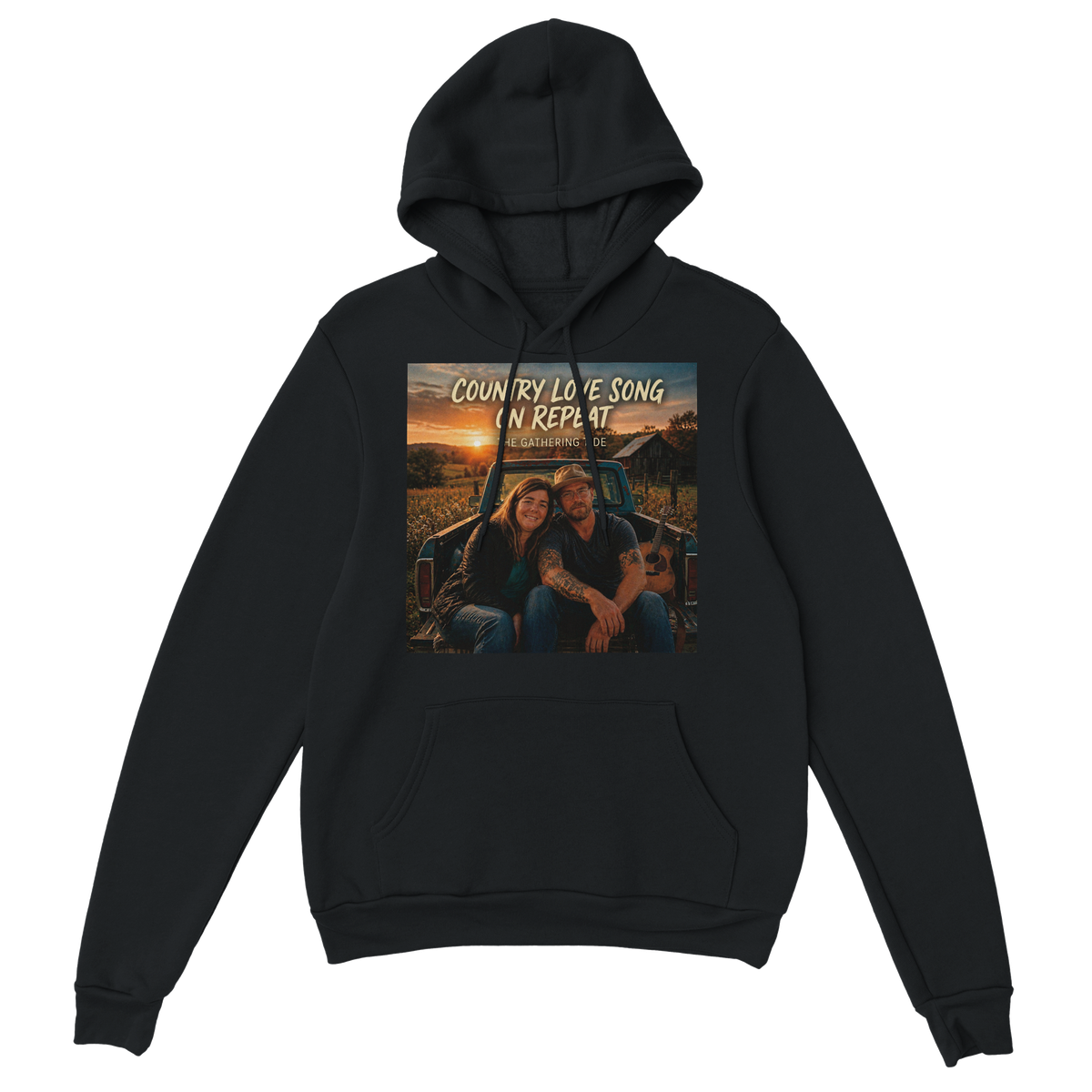 Country love song on repeat - Classic Unisex Pullover Hoodie