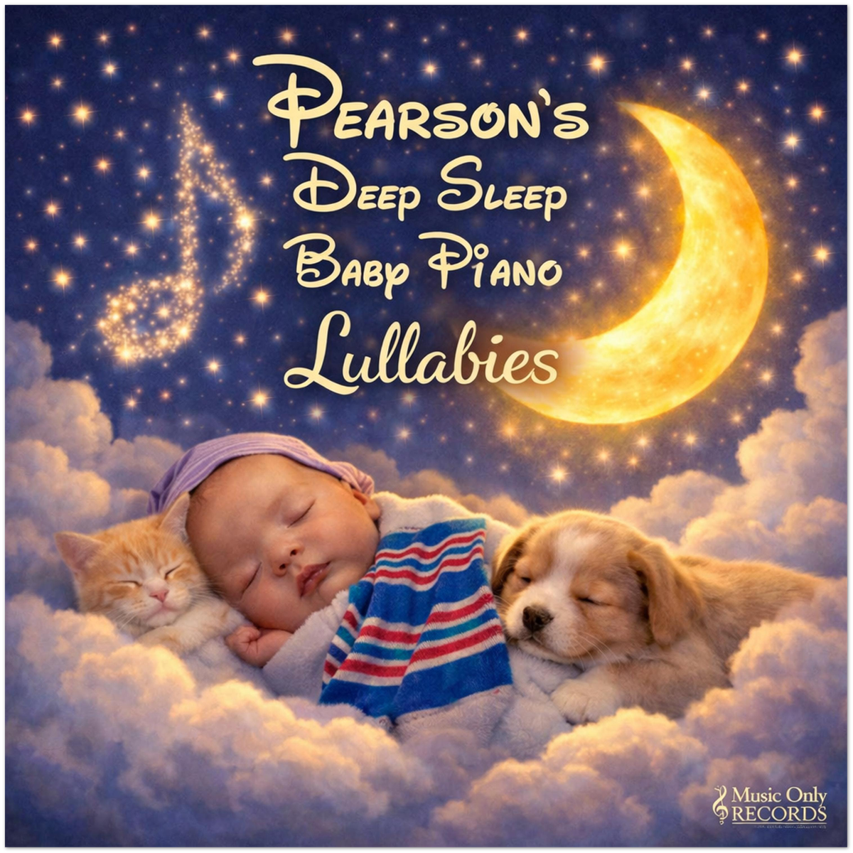 Pearson's Deep Sleep Baby Piano Lullabies - Fine Art Poster
