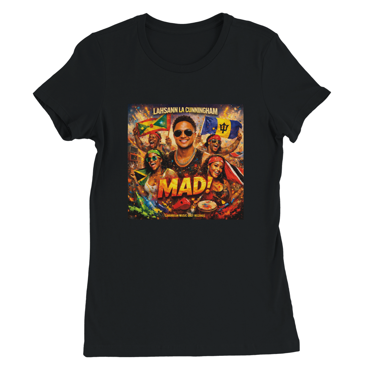 MAD (feat. Trinidad Carribean Soca Team) - Women’s Cut T-Shirt
