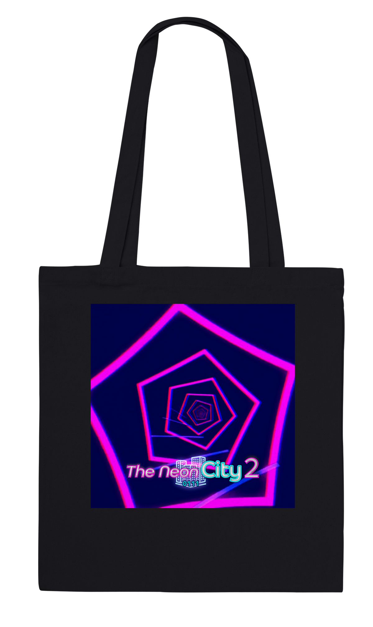 0111 The Neon City 2 - Tote bag