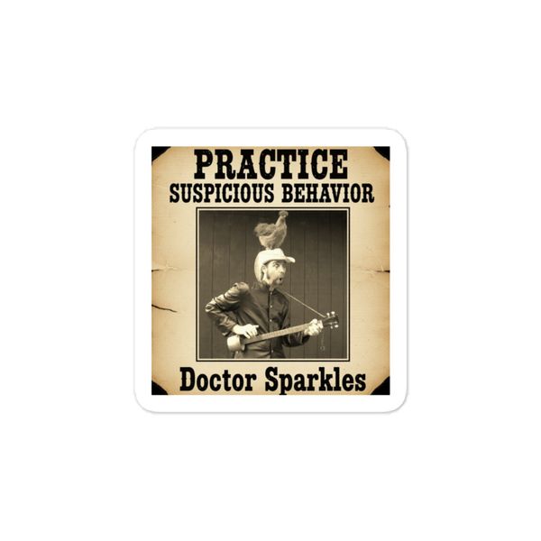 Practice Suspicious Behavior Vinyl Decal