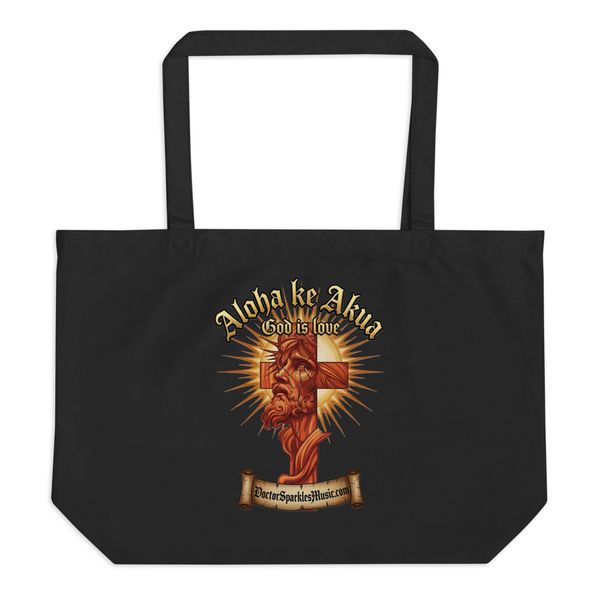 Aloha Ke Akua Large Tote Bag