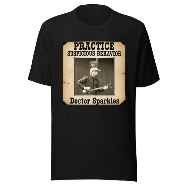 Practice Suspicious Behavior Black T-Shirt
