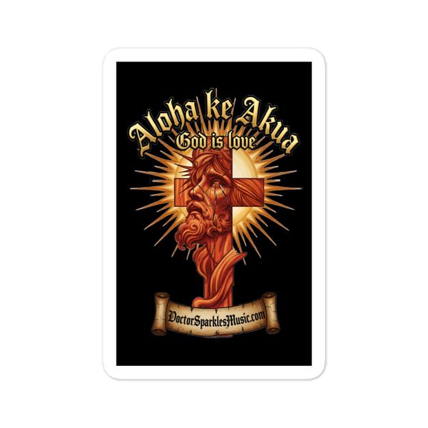 Aloha Ke Akua vinyl decal