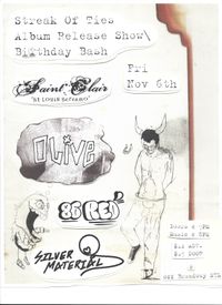 Olive "Streak Of Ties" Album Release Show \ Birthday Bash