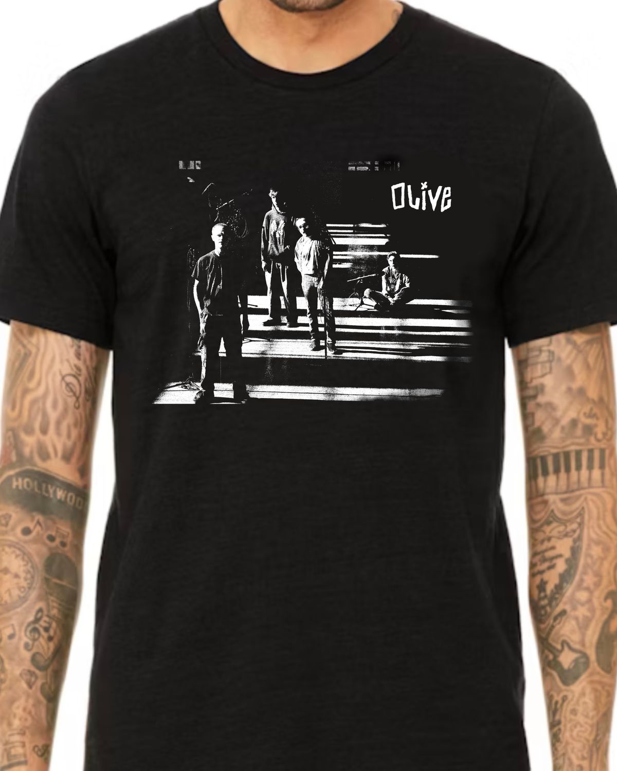 Olive "Band" T-Shirt