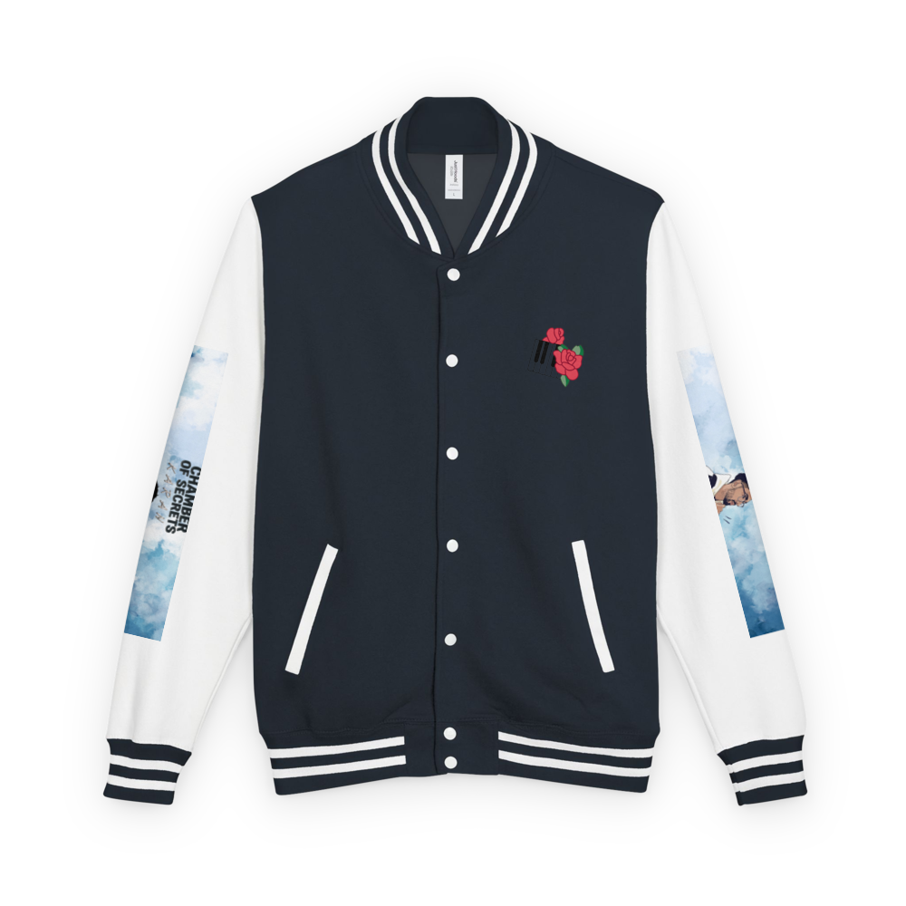 Crimson Hearts Heavyweight Letterman Jacket 