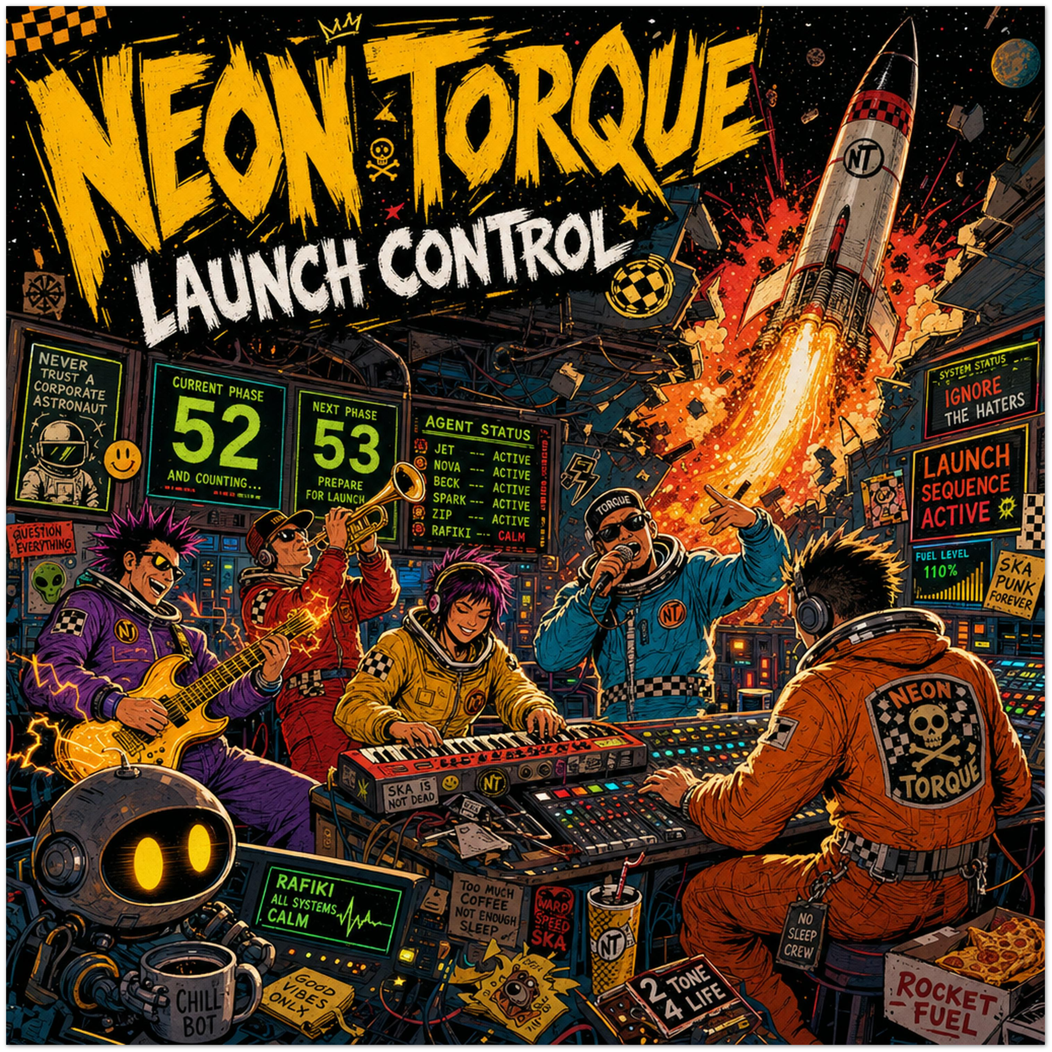 LAUNCH CONTROL - Fine Art Poster