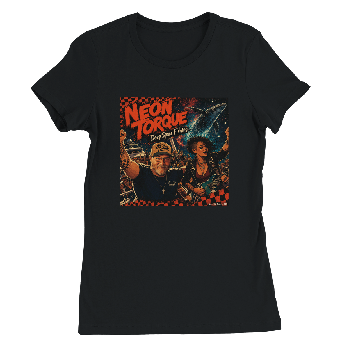 Deep Space Fishing - Women’s Cut T-Shirt