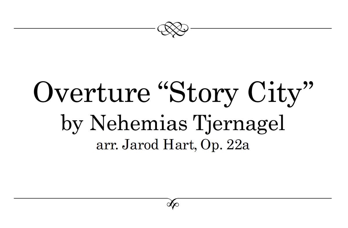 Overture "Story City" Band Arragement